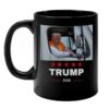 Donald Trump Rides In Garbage Truck Mug