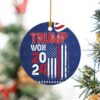 Donald Trump Won 2024 Ceramic Ornament, 47th President Ornament