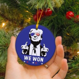 Donald Trump Won Again Ornament