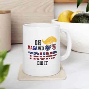 Donald Trump Won again Trump Patriotic Mug