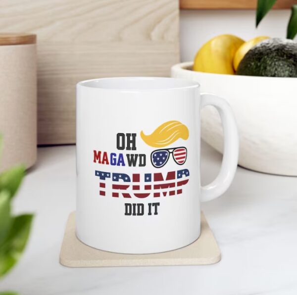 Donald Trump Won again Trump Patriotic Mug