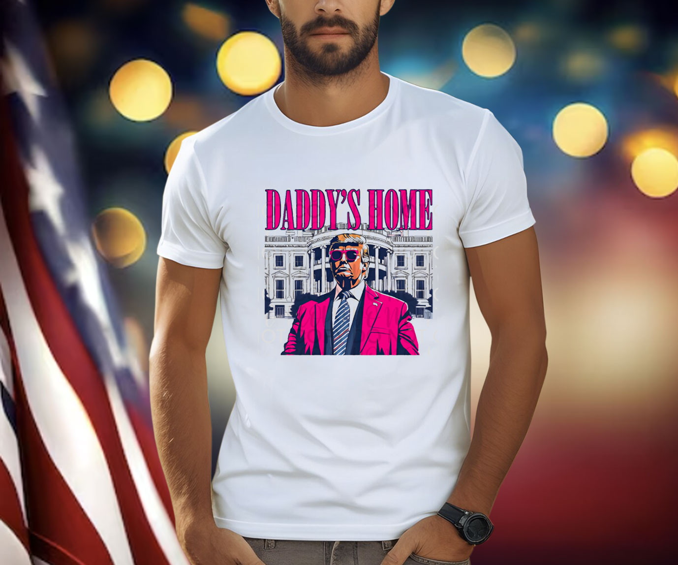 Hot Pink Trump Daddy’s Home Shirt