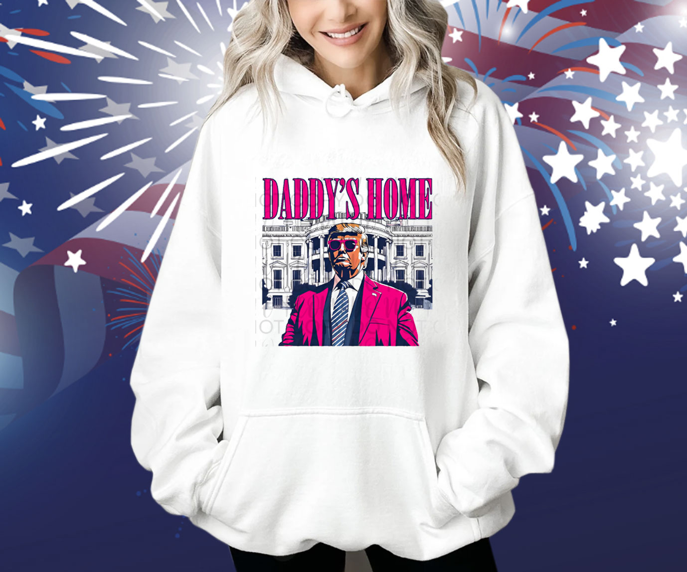 Hot Pink Trump Daddy’s Home Shirt
