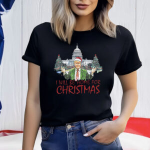 I'll Be Home For Christmas PNG, Christmas Santa Shirt