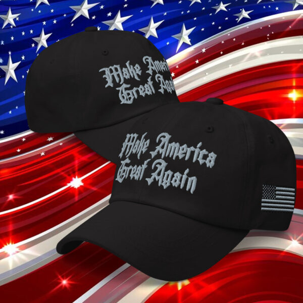 Kid Rock at UFC 309 Dark Gothic MAGA hat