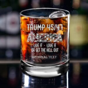 Live It Love It America Trump 45/47 Glass