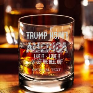 Live It Love It America Trump 45/47 Glass