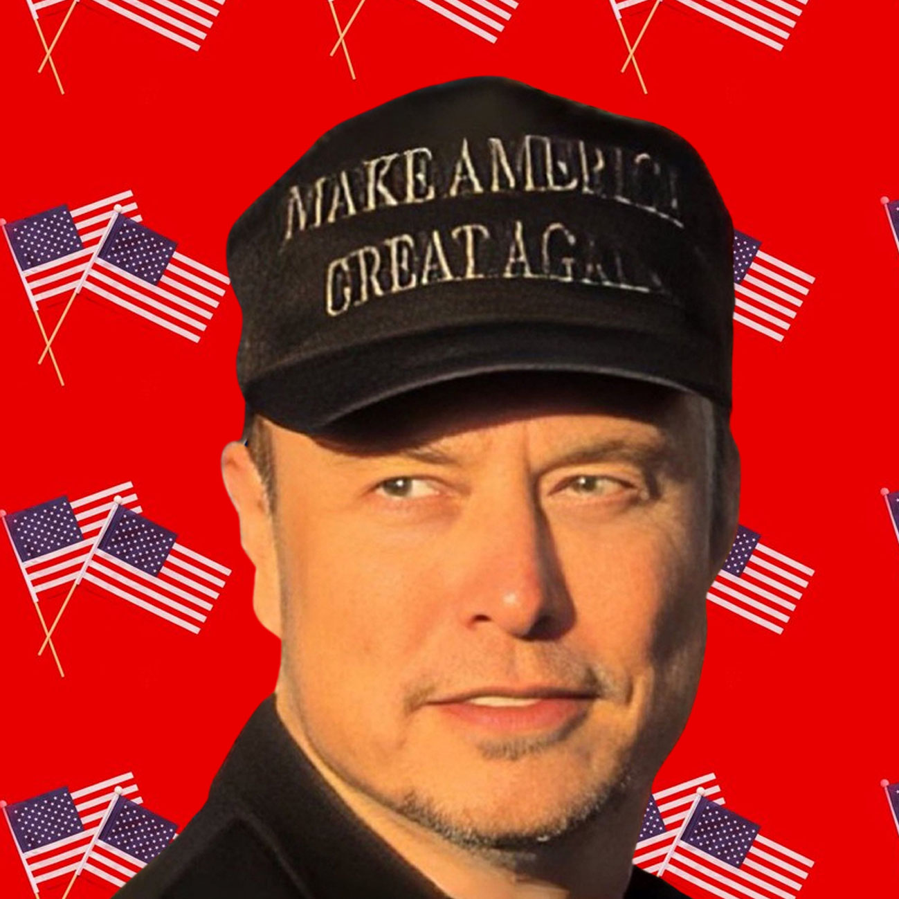 MAGA Never Surrender Black Baseball Cap