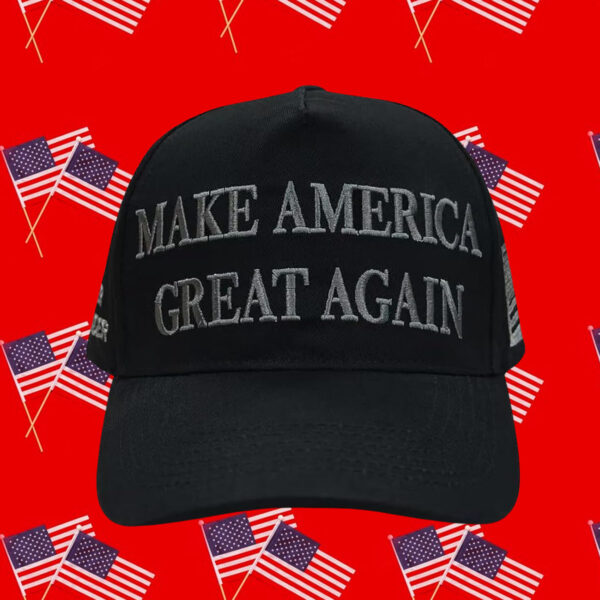 MAGA Never Surrender Black Baseball Cap