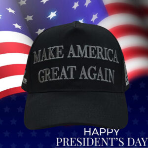 MAGA Never Surrender Black Dad Hat