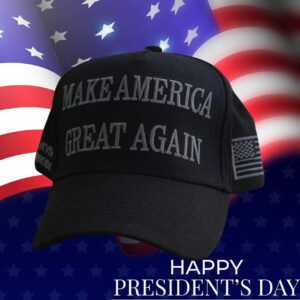 MAGA Never Surrender Black Dad Hat