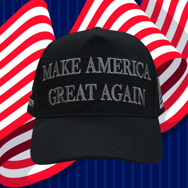 MAGA Never Surrender Black Trucker Hat