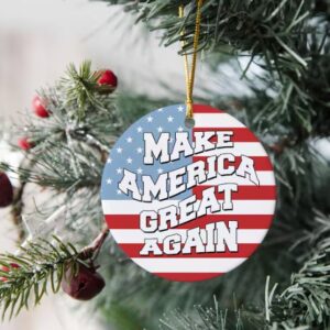 Make America Great Again Flag Ornament