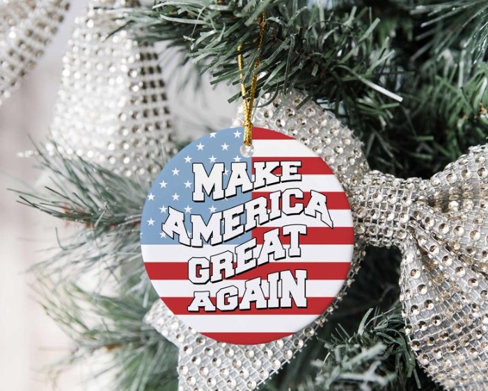 Make America Great Again Flag Ornament