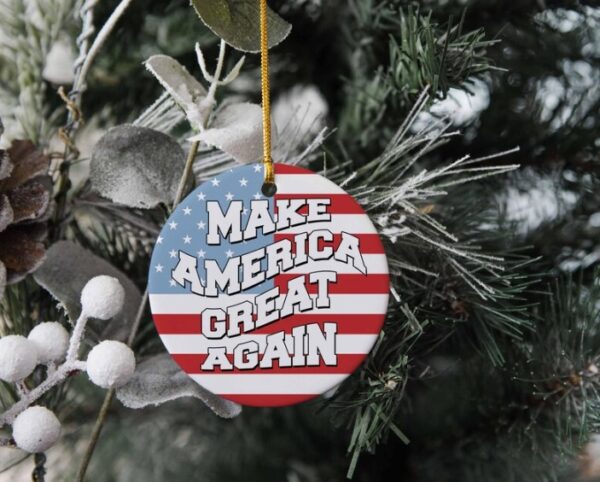 Make America Great Again Flag Ornament