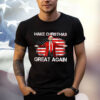 Make Christmas Great Again Santa Funny Trump Xmas Pajamas T-Shirt