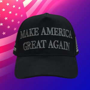 Never Surrender Black MAGA 2024 Hat