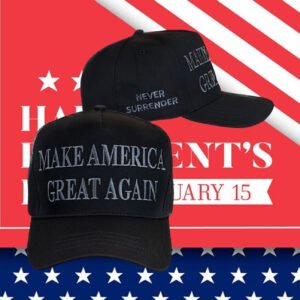 Never Surrender MAGA Trucker Hat