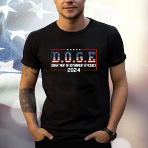 Official D.O.G.E. Department Of Government Efficiency USA Flag Trump Shirt