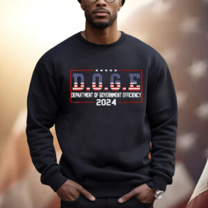 Official D.O.G.E. Department Of Government Efficiency USA Flag Trump Shirt