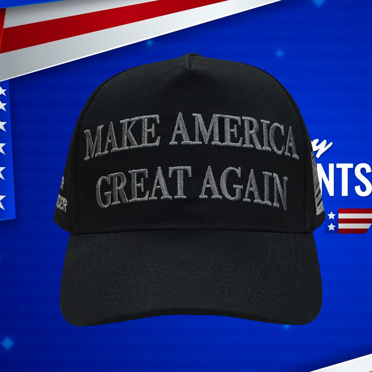 Official MAGA Gear MAGA Never Surrender Black Hat