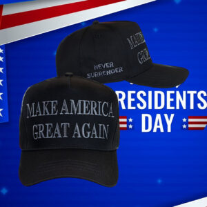 Official MAGA Gear MAGA Never Surrender Black Hat