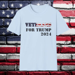 Official Veterans for Trump 2024 T-Shirt