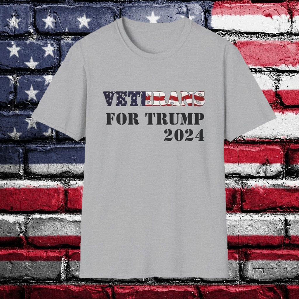 Official Veterans for Trump 2024 T-Shirt
