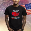 Patriotic Red and Blue Map - USA County Election Map T-Shirt