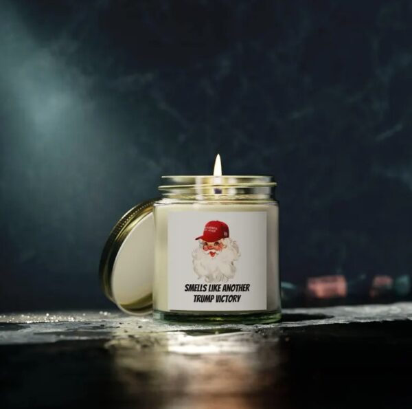 President Trump Candle, Maga Santa Candle