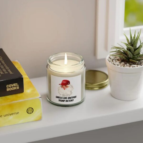 President Trump Candle, Maga Santa Candle