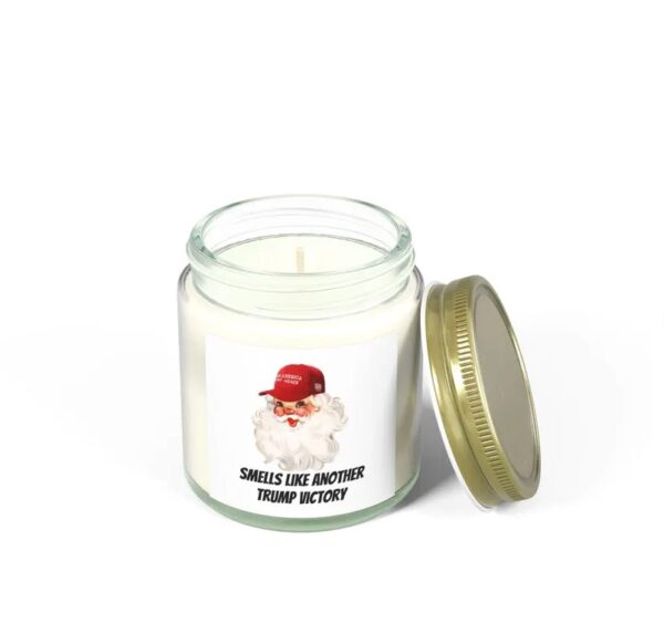 President Trump Candle, Maga Santa Candle