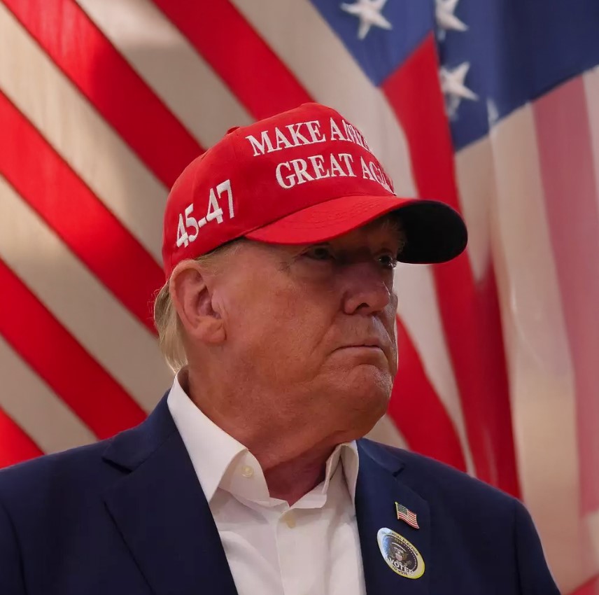 President Trump Red MAGA 45-47 Hat