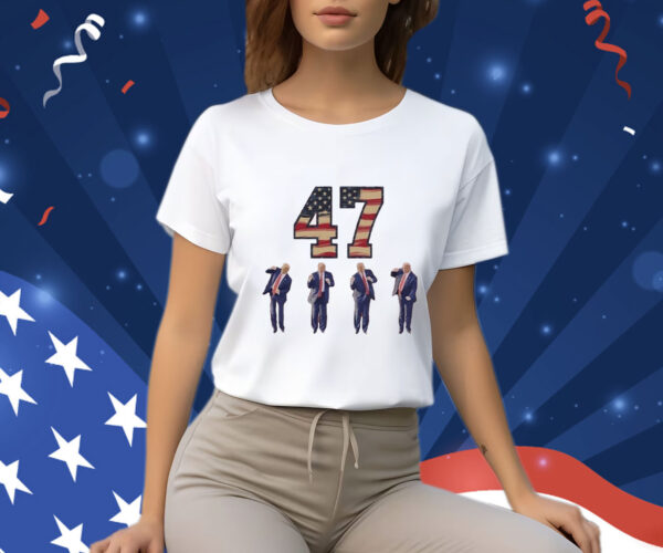 President dancing America 47 shirt