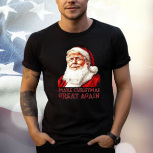 Santa Make America Great Again Shirt