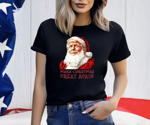 Santa Make America Great Again Shirt