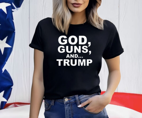 Official Scott Presler Wearing God Guns And Trump Shirt