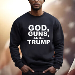 Official Scott Presler Wearing God Guns And Trump Shirt