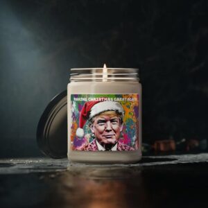 TRUMP Making Christmas Great Again Candle