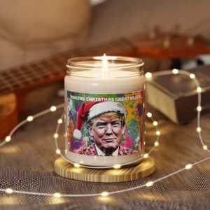 TRUMP Making Christmas Great Again Candle