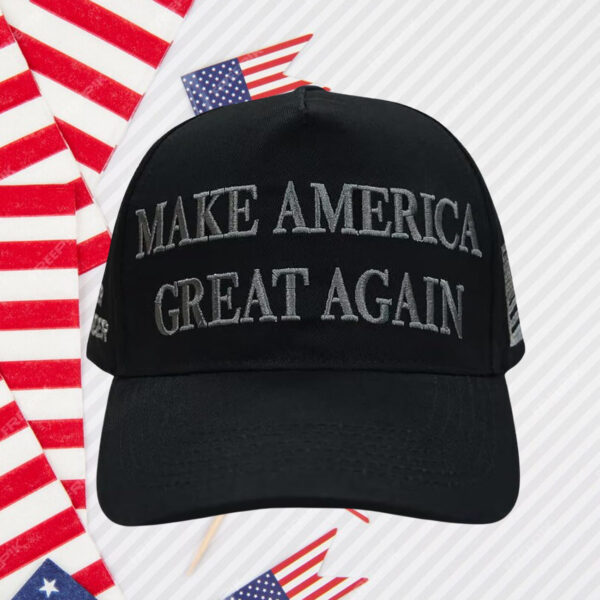 TRUMP NEVER SURRENDER BLACK MAGA Baseball Cap