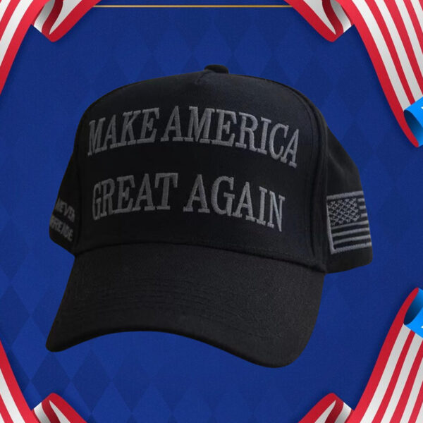 TRUMP NEVER SURRENDER BLACK MAGA Hat To Stand Against This Injustice!