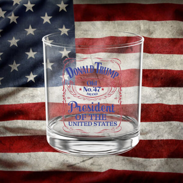 Donald Trump Maga Glass