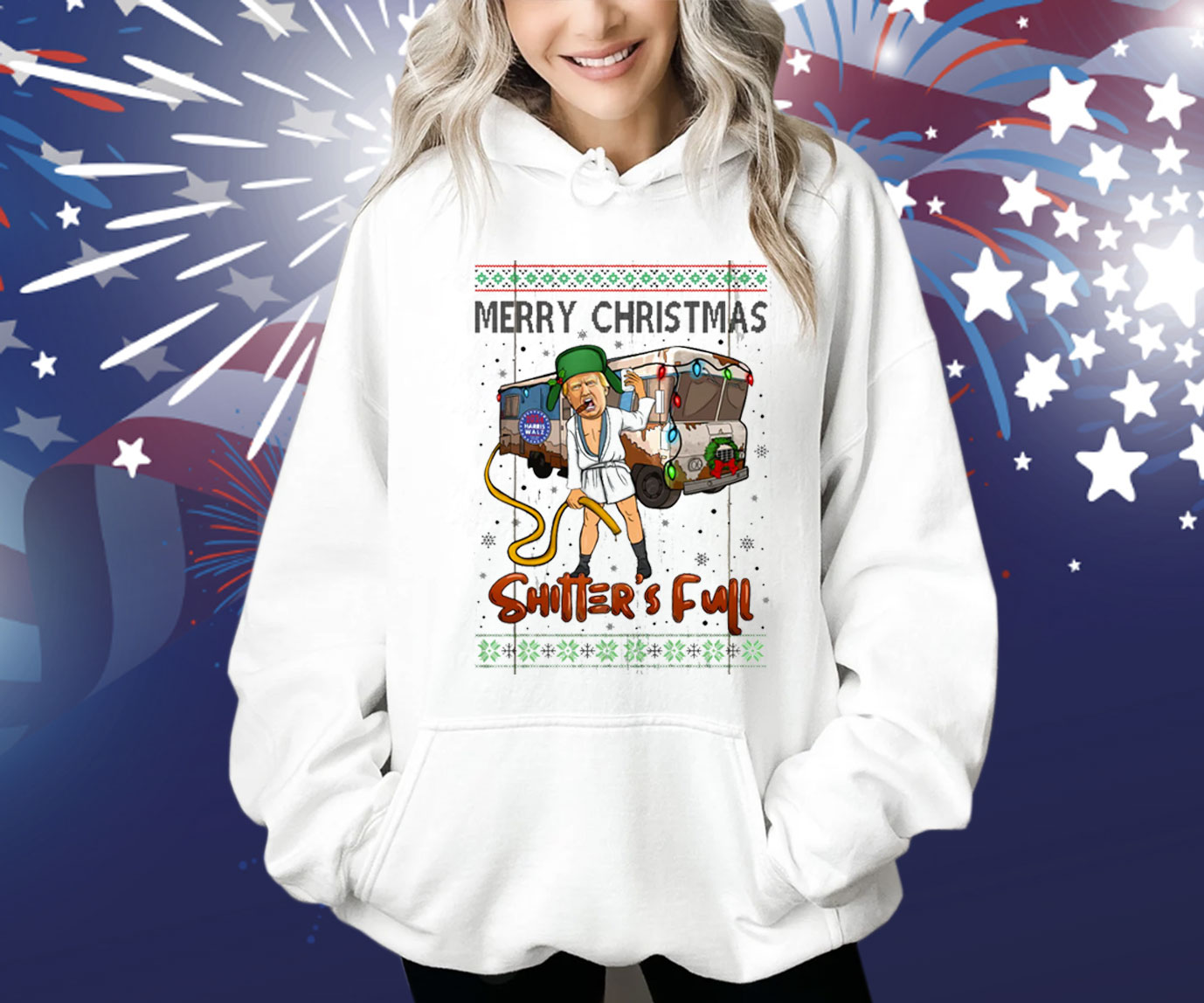 Trump 2024 Merry Christmas Shitter’s Full Shirt