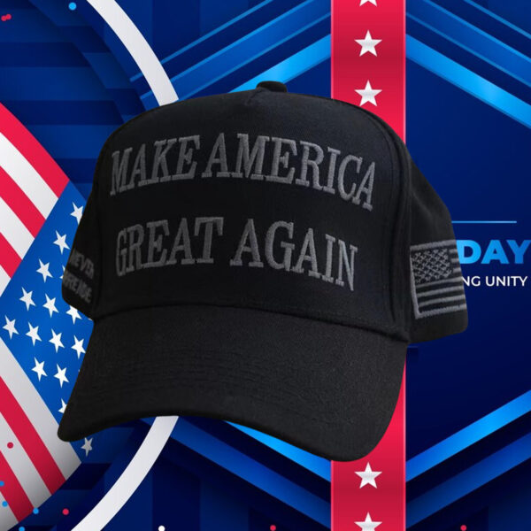 Trump 2024 Never Surrender Black MAGA Baseball Cap