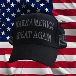 Trump 2024 Never Surrender Black MAGA Cap