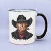 Trump 2024 President Cowboy Outlaw Flag Coffee Mug