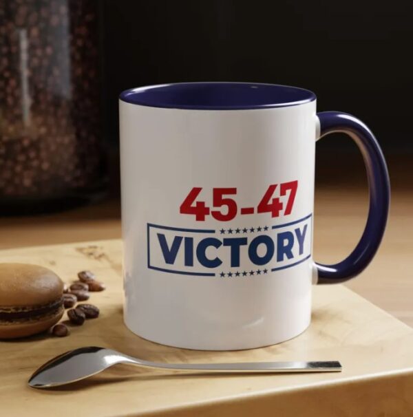 Trump 2024 Victory Mug 45-47 Victory