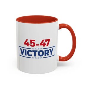 Trump 2024 Victory Mug Dream Big Again 45-47 Victory
