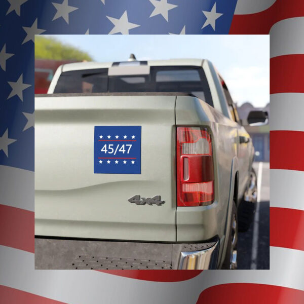 Trump 45/47 Car Magnet
